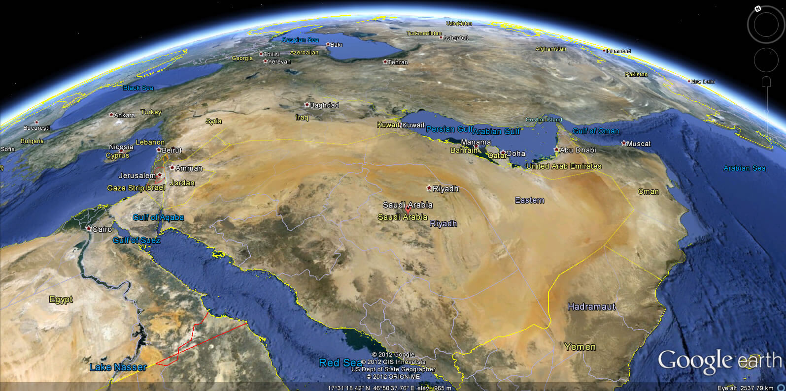 Saudi Arabia Map